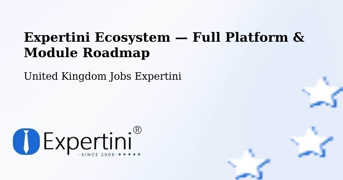 Expertini Ecosystem — Full Platform & Module Roadmap – Abingdon